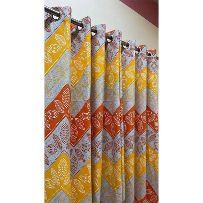Picture of premium quality cotton curtain /Porda 4 kuchi 8 ilet-Multicolor