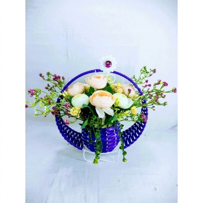 Picture of Artificial flower Bucket 10x10inc For any Kind Of Decoration, Jime Shops Flower - Home Decoration Item (Bucket 3)