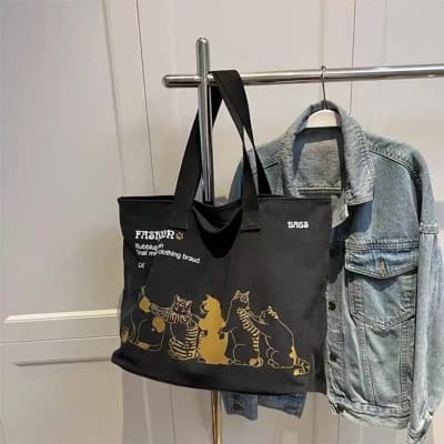 Picture of Leisure Large Capacity Canvas Student Tote Bag