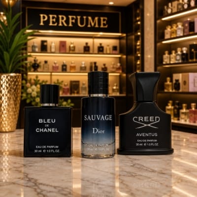 Picture of Bleu De Chanel, Dior Sauvage &amp;amp;amp; Creed Aventus Perfume Combo (3×30ml)