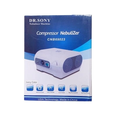 Picture of Dr.Sony Piston Compressor Handy Nebulizer With Flow Adjuster