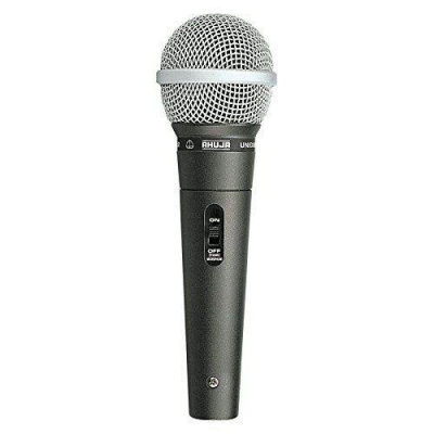 Picture of Ahuja AUD 100XLR Wired Microphone (Black)
