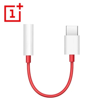 Picture of Converter, OTG, Splitter, 3.5mm, 5.5mm, Type-C, Type Micro USB, AUX Cable - Cable Protector (ONE Plus Aux to type C)