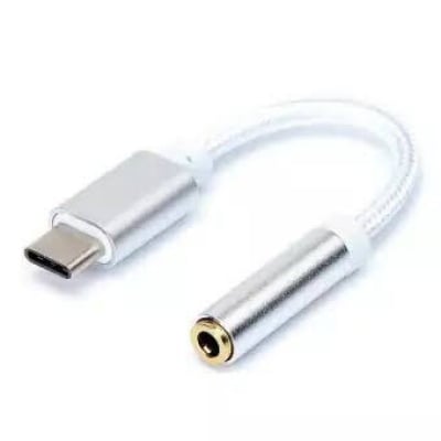 Picture of Converter, OTG, Splitter, 3.5mm, 5.5mm, Type-C, Type Micro USB, AUX Cable - Cable Protector (Aux to type C)