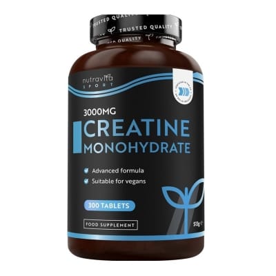 Picture of Nutravita Creatine Monohydrate 3000mg - 300 Vegan Tablets