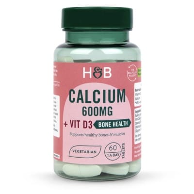 Picture of Holland & Barrett Calcium + Vitamin D 600mg | 60 Tablets