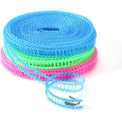 Picture of Portable Windproof Clothesline Non-slip Washing Clothes Line Rope- 5M ( Multicolor )