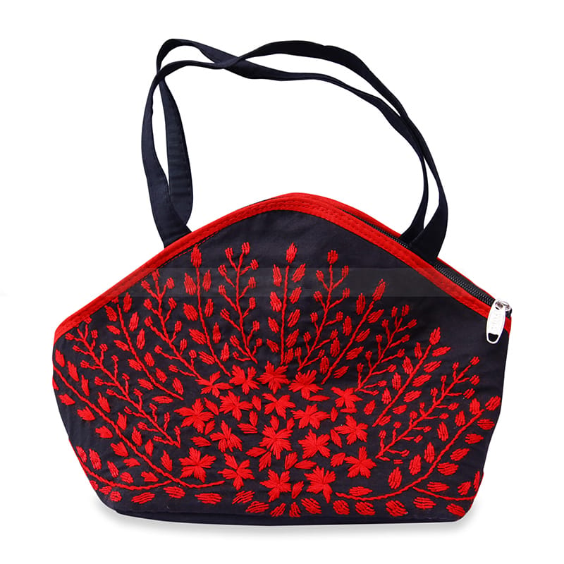 Picture of Nakshi Design Handicrafts Multicolor Fashionable Gorgeous Hand Bag Women Hand-made Cosmetics bag Ladies bag Women bag.