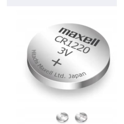 Picture of  Maxell CR1220 3V Lithium Battery (With Supported - Mini Remote Device & CCTV DVR )-White