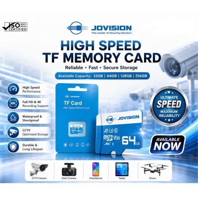 Picture of Jovision 64GB (Surveillance Grade SD Cards A1-Class 10-U3-V30/ 3Y Warranty Micro SD Card