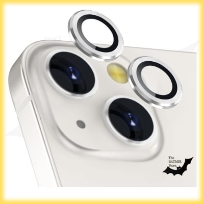 Picture of Camera Protector for iPhone 13 White WSKEN Ring Camera Lens Protector for Mobile