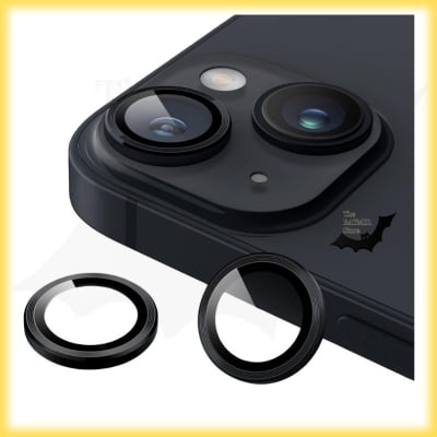 Picture of Camera Protector for iPhone 14 Black WSKEN Ring Camera Lens Protector for Mobile