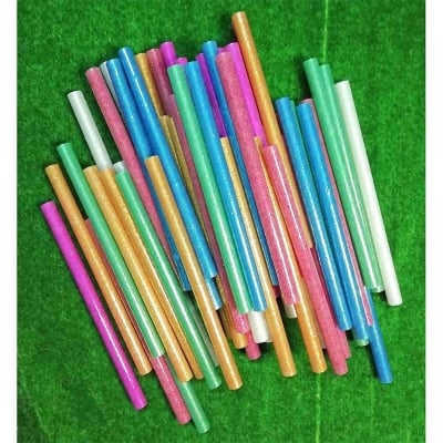 Picture of Big (10.8mm-11.5mm) Hot Glue Gun Glitter Sticks Packet in 30 pcs Wholesale Multicolor