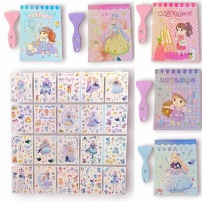 Picture of Shining Stickers Book set (98mm x 130mm- 1Book 20 pages) 