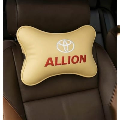 Picture of New Car Seat Neck Pillow 2 Pcs Toyota Allion Logo