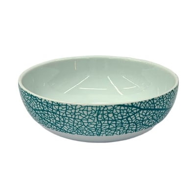 Picture of Ceramic Cereal Bowl – Teal Crackle, 16cm