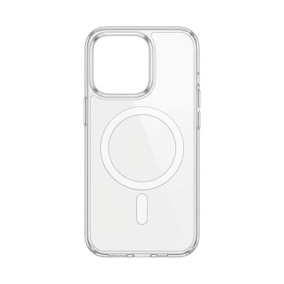 Picture of iphone 14 Pro Max Transparent Magnatic Anti Yellow Clear Magsafe Protective Phone Case Back Cover