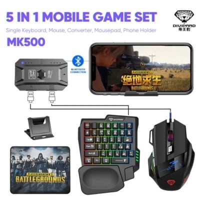 Picture of 5 in 1 Mobile Gaming Combo Pack-Multicolor