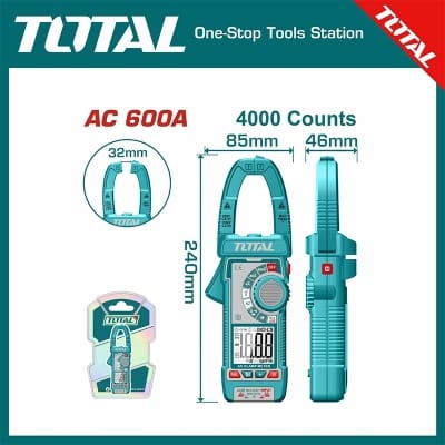 Picture of TOTAL Digital AC Clamp Meter (TMT766001) 