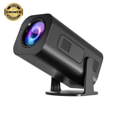 Picture of HY330 Full HD 1080P 4K Video Supported Android 11 WIFI-6 BT-5.0 Portable Projector Black