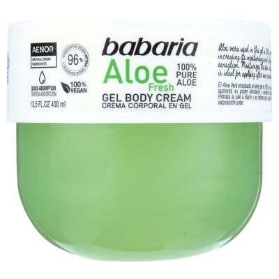 Picture of Babaria 100% Pure Aloe Vera Fresh Gel Moisturizer 400 ML. Amazon USA Hot Selling 