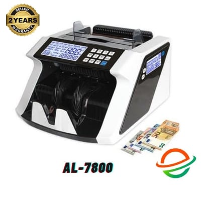 Picture of Money Counting & Fake Note Detector Machine ML 7800  with 3 displays Multicolor