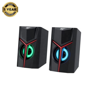 Picture of HAVIT SK206 GAMENOTE RGB LIGHT STEREO USB GAMING SPEAKER Black