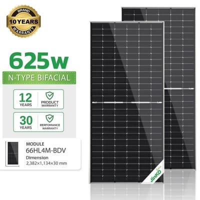 Picture of Jinko Tiger Neo N-Type Solar Panel Topcon 625W Bifacial Solar Panel (66HL4M-BDV) - 1 Panel 