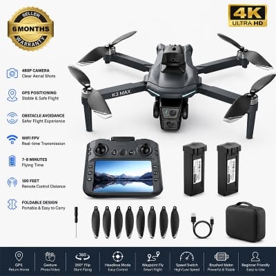 Picture of ETL K3 Max G*P*S Drone RC Big Display with 2 kilo Flying Range Professional Drone 