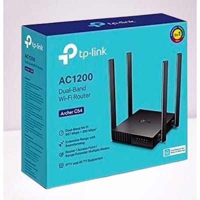 Picture of TP-Link Archer C54 AC1200 Dual Band Wi-Fi Router Black