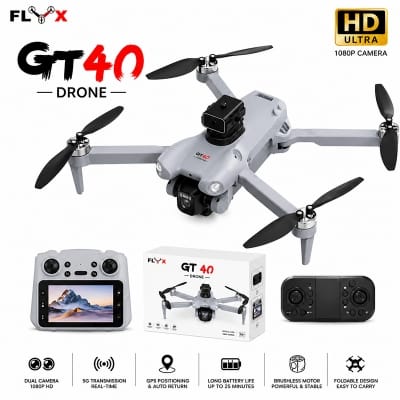 Picture of GT 40 PRO Drone RC Remot brushless Version Duel Battery Duel Camera with 1080 HD 