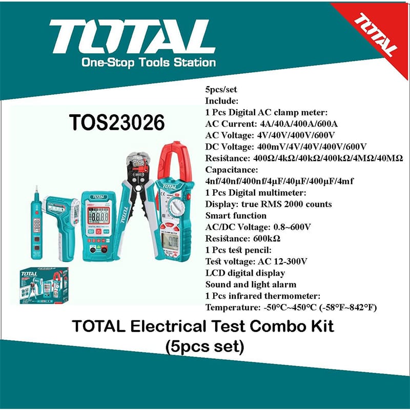 Picture of TOTAL Electrical Test Combo Kit (5pcs set) 