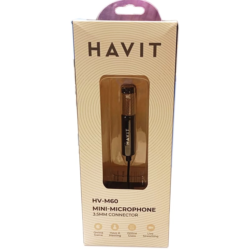 Picture of Havit M60 Clip Microphone Black