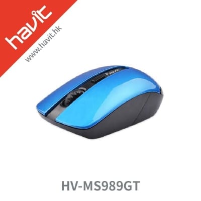 Picture of Havit MS989GT Wireless Optical Black Mouse Blue