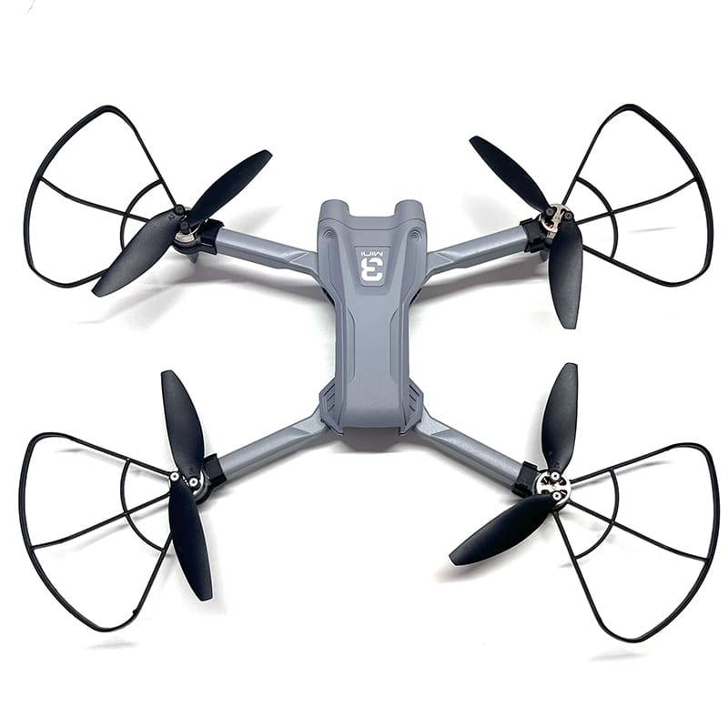 Picture of ETL Z908MAX brushless RC Drone Spare Parts Propeller Blades & Blades Protection Guard Z908 MAX Accessories 12 Pcs Black