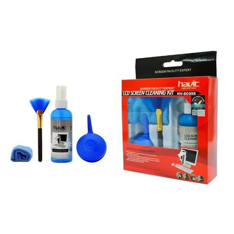 Picture of Havit SC055 Laptop Cleaning Kit - Screen Cleaner and Accessories - Effective Cleaning and Disinfection Multicolor