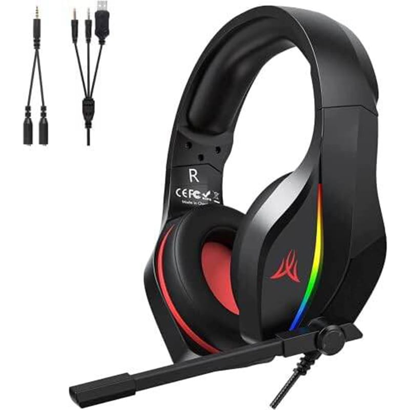Picture of Havit H2011d-Pro RGB Gaming Wired Headphone Black