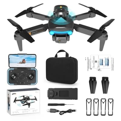 Picture of ETL F187 PRO Optical Flow Dual Camera RC Drone WIFI FPV Obstacle Avoidance Foldable Quadcopter Toys Boy Gift 2 Batteries 