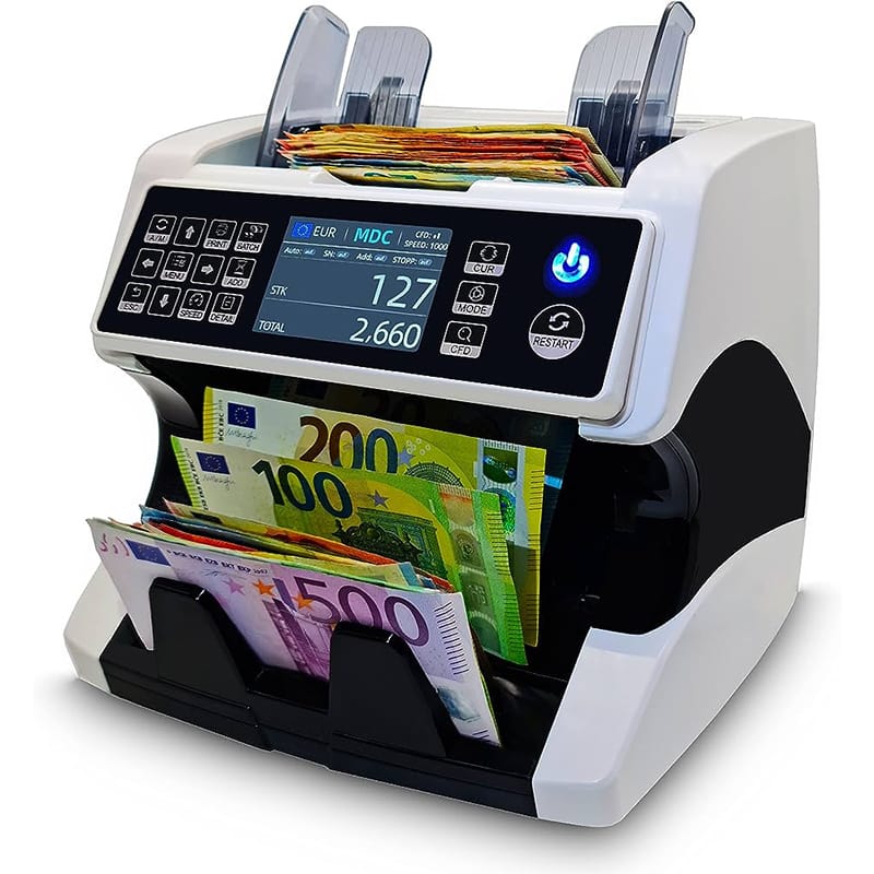 Picture of AL-920 Top Loading Dual CIS Money Counting Machine 