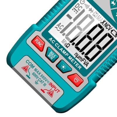 Picture of TOTAL Digital AC Clamp Meter (TMT766001) 