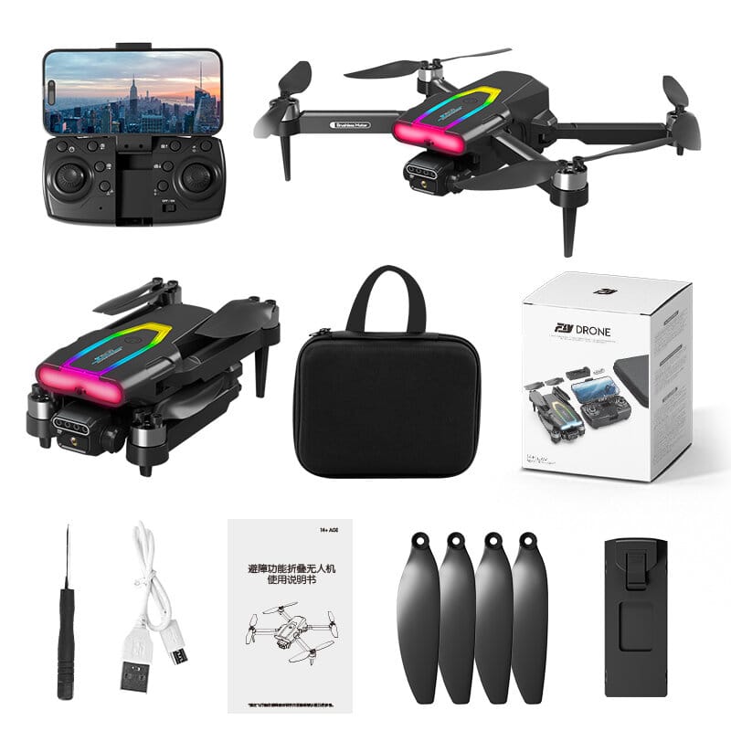 Picture of ETL F199 Drone 1080P Wide Angle Dual HD Camera Duel Battery - Brushless WIFI FPV Aerial Photography Drone Professional Foldable Quadcopter 