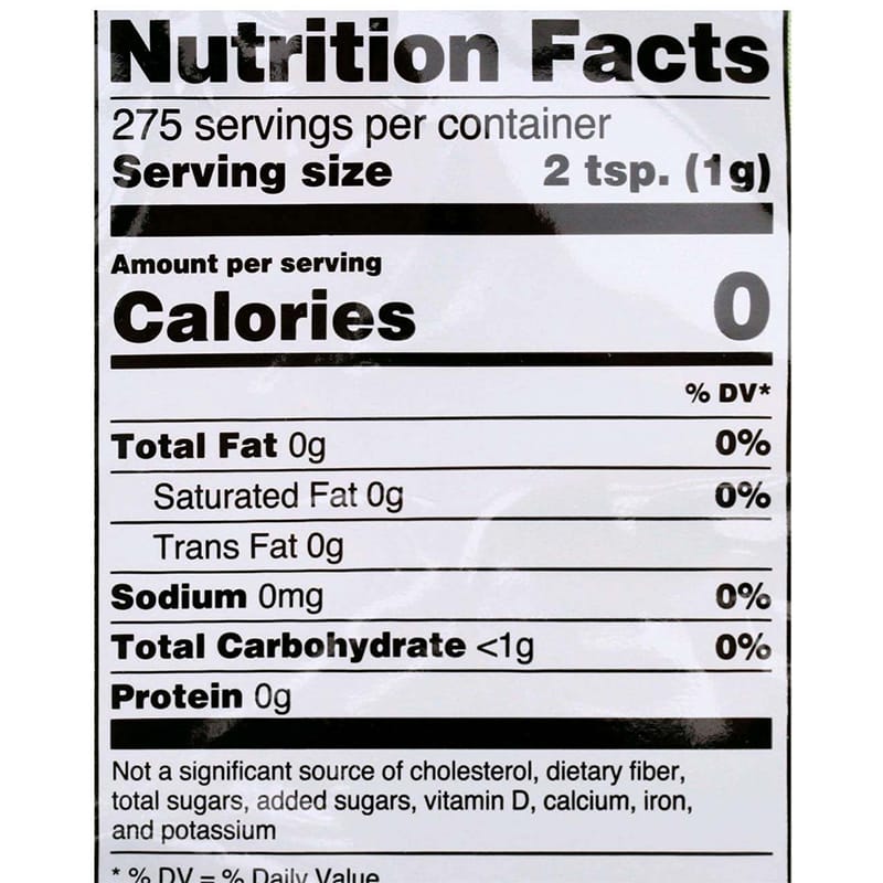 Picture of Great Value No Calorie Stevia 9.7 Oz, 275 gram 