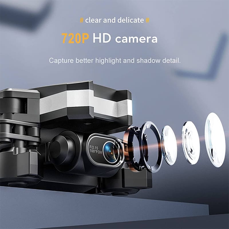 Picture of ETL F190 RC Mini Drone with Dual Camera Hd 4k WIFI FPV Fixed Altitude Brushless Motor RC Quadcopter Helicopter 