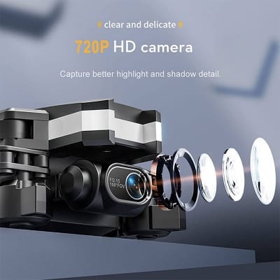 Picture of ETL F190 RC Mini Drone with Dual Camera Hd 4k WIFI FPV Fixed Altitude Brushless Motor RC Quadcopter Helicopter 