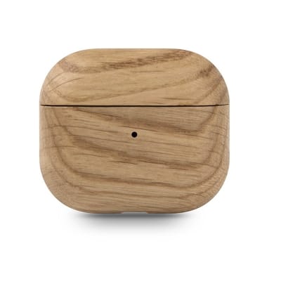 Picture of Wooden Case Cover for AirPods 3rd Generation with Leather Lanyard & Box, Hand Polished & Handcrafted -(Oak-Air Pods 3) 