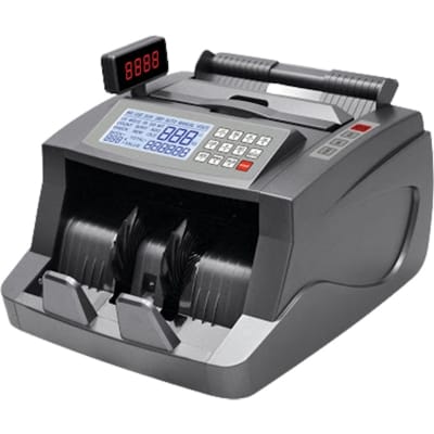 Picture of Money Counting & Fake Note Detector Machine ML-6300 with 3 displays Multicolor