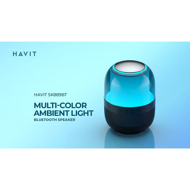 Picture of HAVIT SK889BT MULTI-COLOR AMBIENT LIGHT BLUETOOTH SPEAKER 