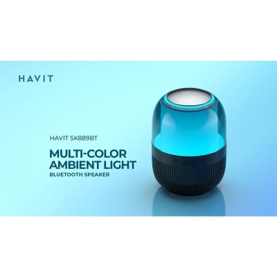 Picture of HAVIT SK889BT MULTI-COLOR AMBIENT LIGHT BLUETOOTH SPEAKER 
