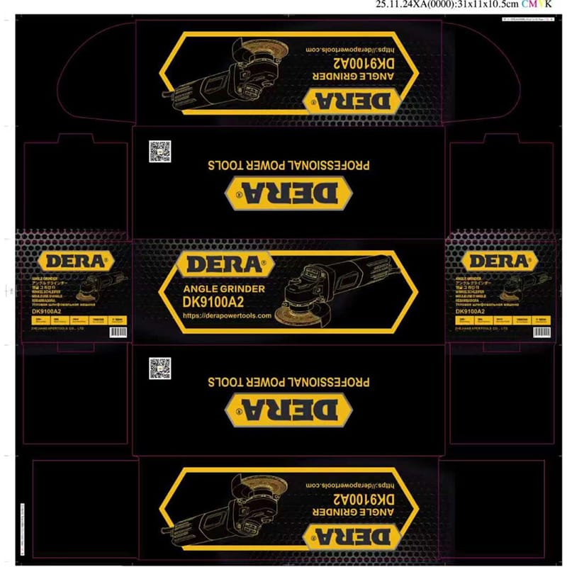 Picture of DERA DK9100A2 Angle Grinder | 8000W Entry-Level Professional Power Tool 