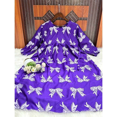 Picture of Gown Dress 1 piece Batar fly Fabrics